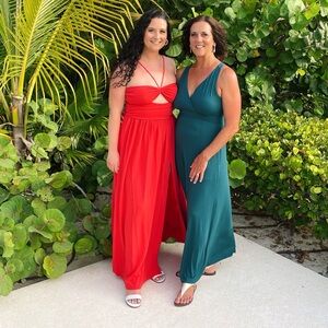 Showpo Red Maxi Dress